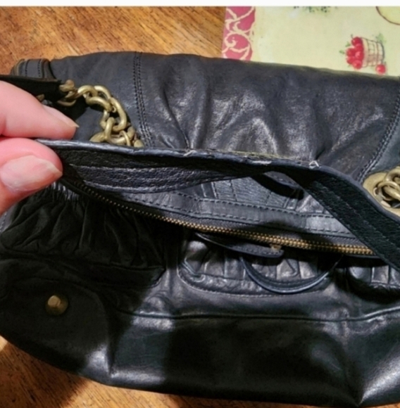 🍂🍁HTF Y2K Vintage 100% real leather betsey johnson western bag - Picture 9 of 11